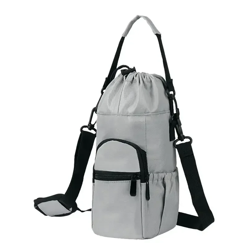 Сумка для бутылки с водой через плечо изолированный футляр несколькими