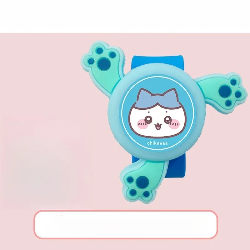 Фото Браслет-репеллент от комаров Chiikawa Hachiware Usagi Kawaii Anime Cartoon, вращающийся, для детей и студентов, небольшой подарок №5