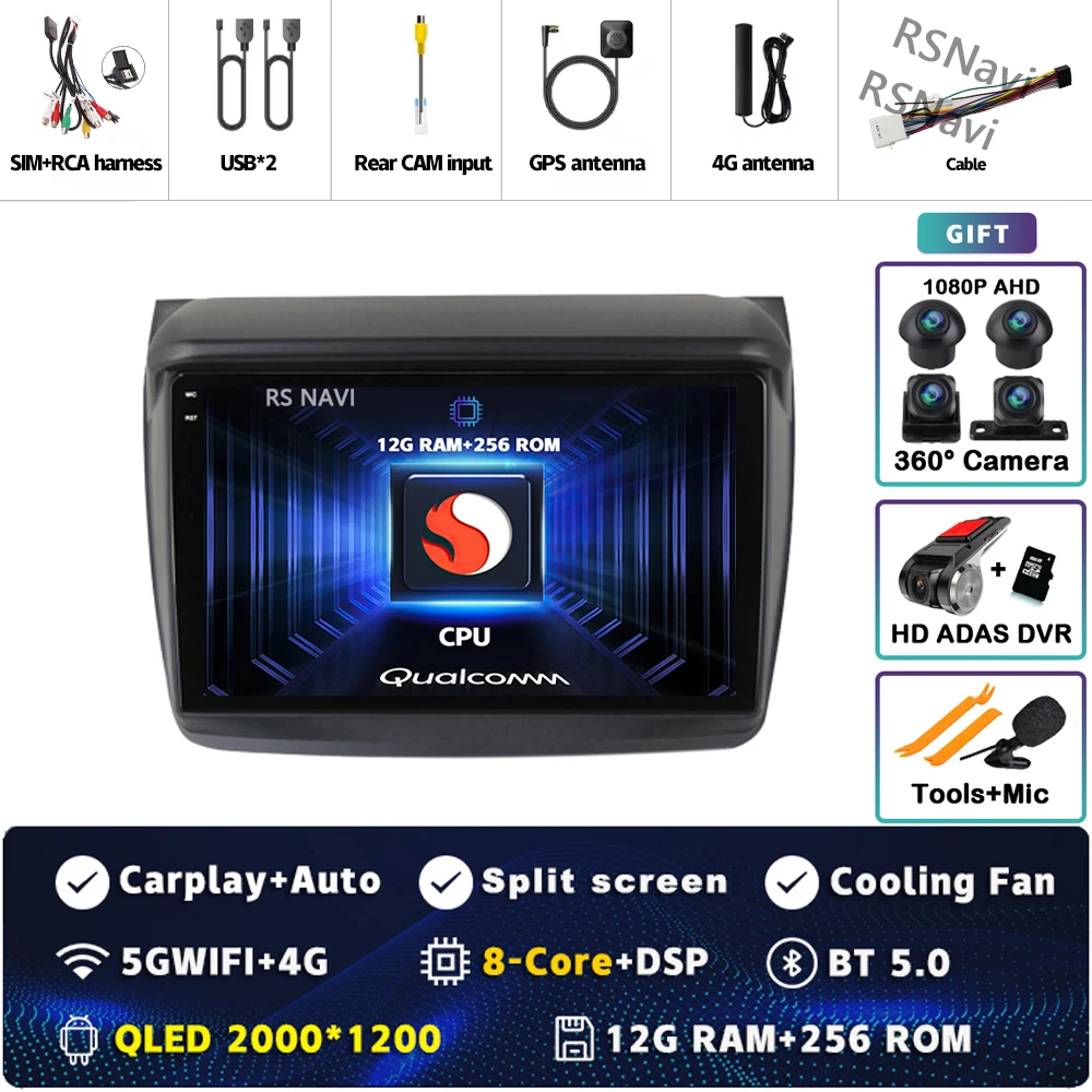 

Android 15 для Mitsubishi Pajero Sport 2 2008-2016 L200 Triton 2006-2014 Android Автомобильный радиоприемник Мультимедийный видеоплеер стерео BT