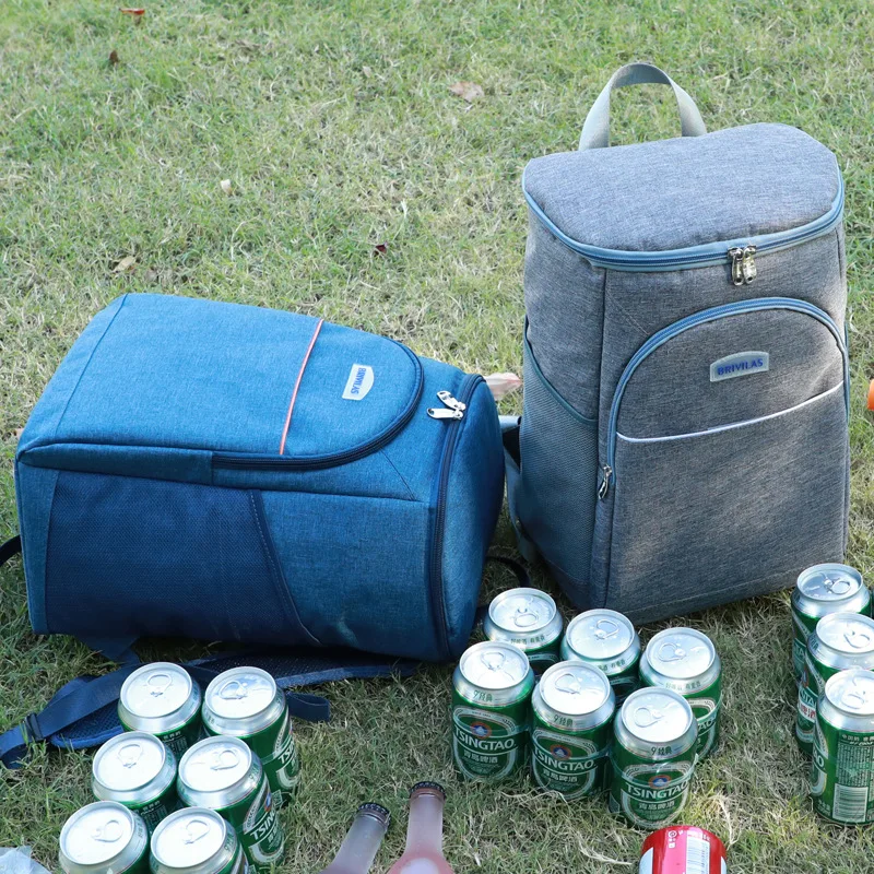 

Large Capacity Cool Warm Insulated Lunch Backpack Cooler Bag Outdoor Camping Picnic Food Beverage Storage Bag