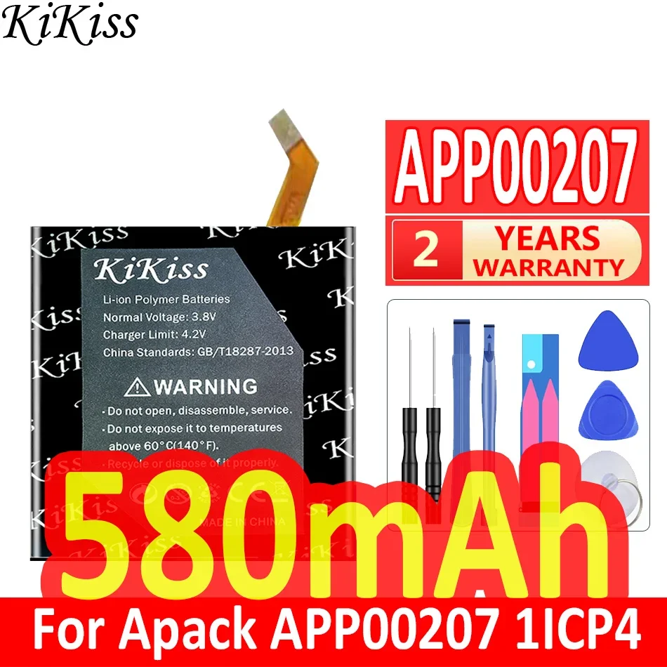 

Аккумулятор KiKiss 580 мАч для цифровой батареи Apack APP00207 1ICP4/27/30