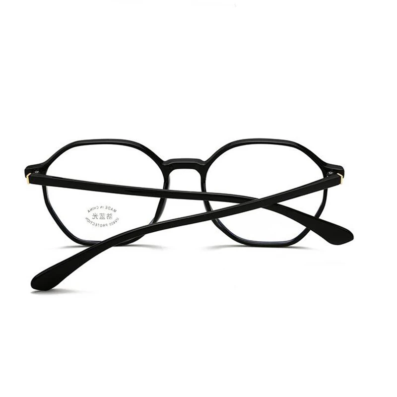 TR90 Polygon Anti-blue Light Computer Glasses Frame Women Men Minus Lens Prescription Spectacle Diopter 0 -0.5 -0.75 -1.0 To -6 |