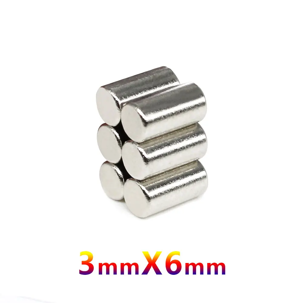 20/50/100/500/1000 шт. небольшие круглые неодимовые магниты 3x6 мм |