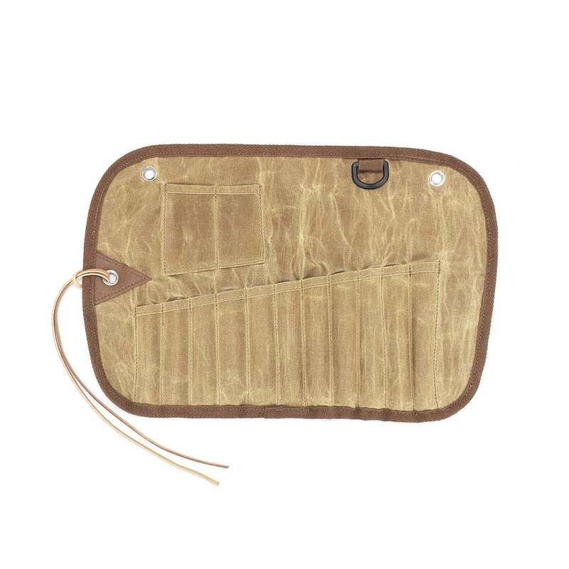 

Outdoor Tableware Storage Bag Camping Tableware Bag Canvas Tableware Set Bag Portable Storage Bag