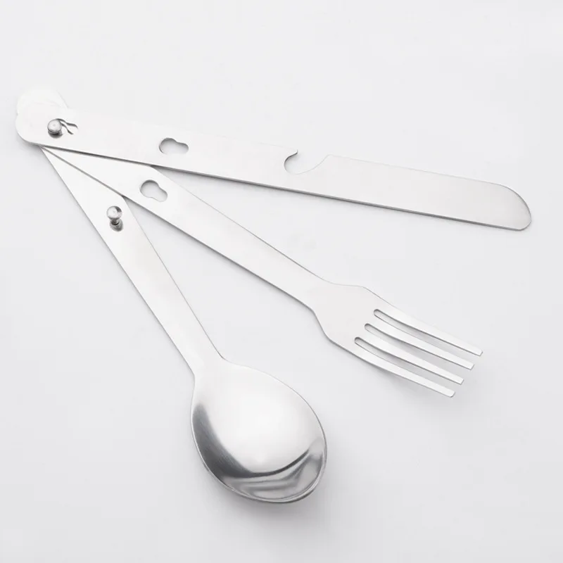Portable Outdoor Tableware Suit Lightweight Hollowed-out Din