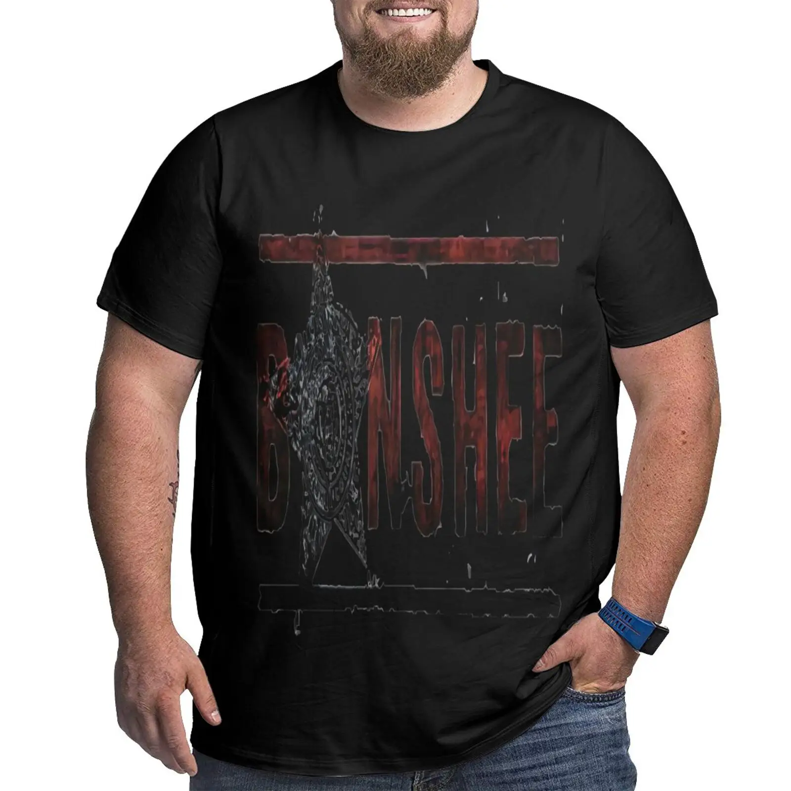 

Banshee Tv Series Men's Clothing T Shirts T Shirt Women Oversized T Shirt Men's Shirt T-Shirts For Women Short Sleeve T-Shirts