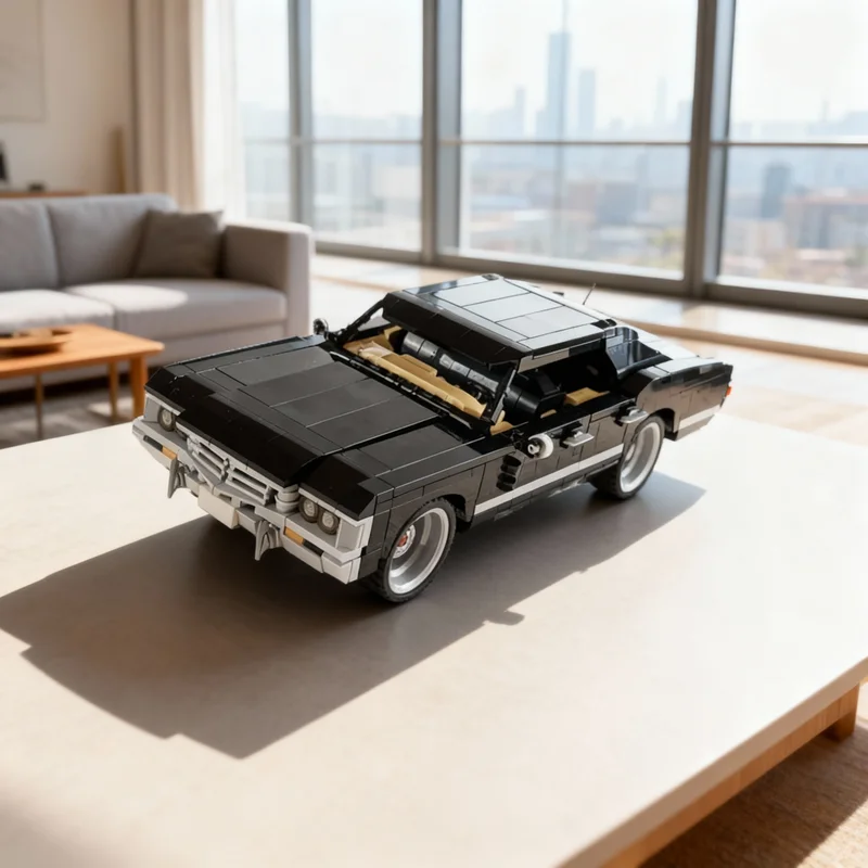 Фото 925 деталей MOC Impala Supernatural, конструктор Creator Expert, модель из строительных блоков, игрушка, архитектурный набор, идея для рождественского подарка, развивающая игрушка №1