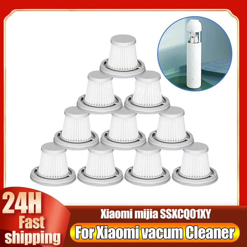 Hepa фильтр запасные части для Xiaomi Mijia Handy пылесоса SSXCQ01XY домашний автомобильный мини беспроводной Сменные аксессуары H13