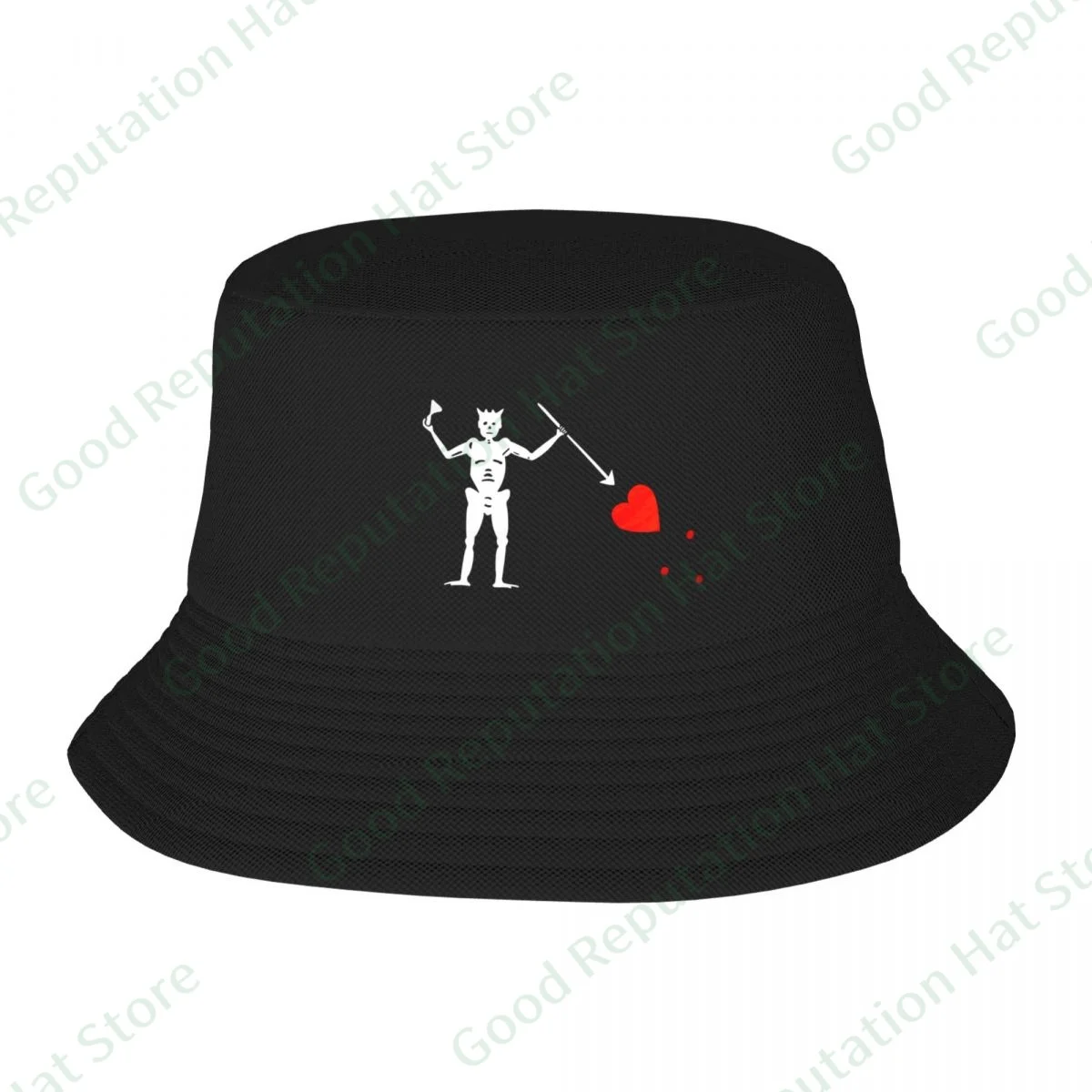 

Summer Black Beard Blackbeard Print Fisherman Hat Sun Hats For Women Men Reversible Fishing Cap Beach Travel Fisherman Hat