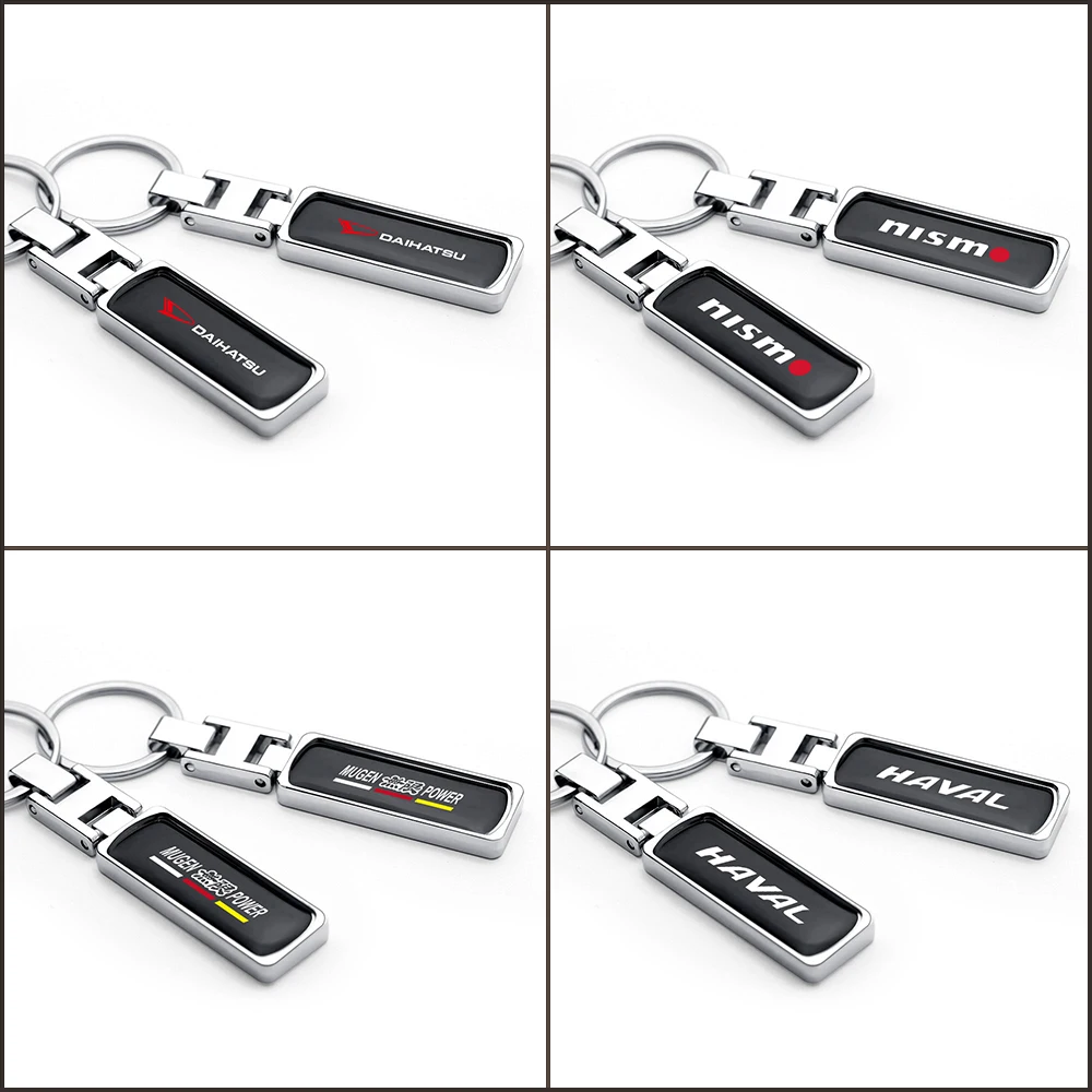 

Car Styling Metal Alloy Epoxy Keychain Key Rings Key Holder Accessories For Toyota Corolla Yaris Rav4 C-HR Auris Camry Prius TRD