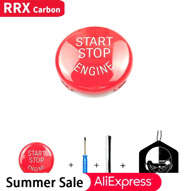 

RRX Car START STOP Engine Button Replace Cover Switch Key For BMW E-Chassis E60 E90 E91 E92 E93 E61 E46 E36 E87 E88 E81 E82 E63