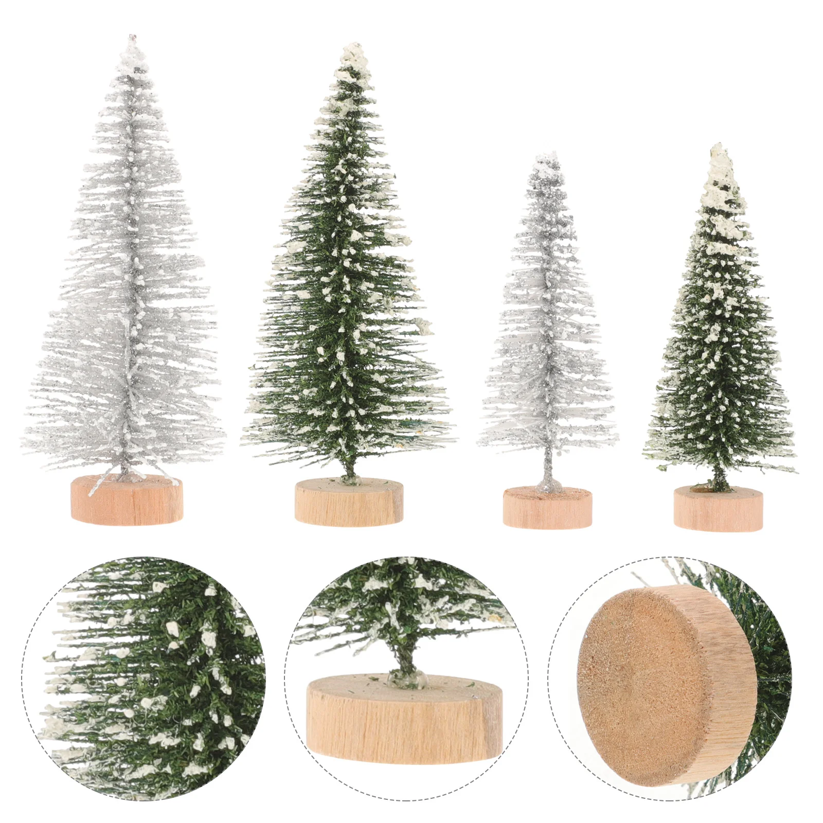 16 шт. мини-снежинка морозная елка Рождество DIY украшения домашняя настольная