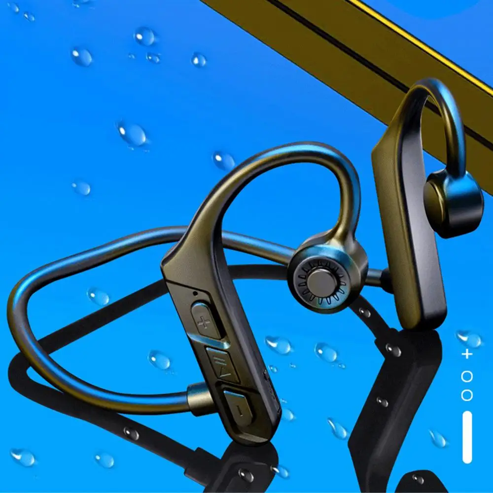 New Sport Bone Conduction Headphones Bluetooth Wireless Earphone Waterproof Heafphones Compatible Air Conduction Headset enlarge