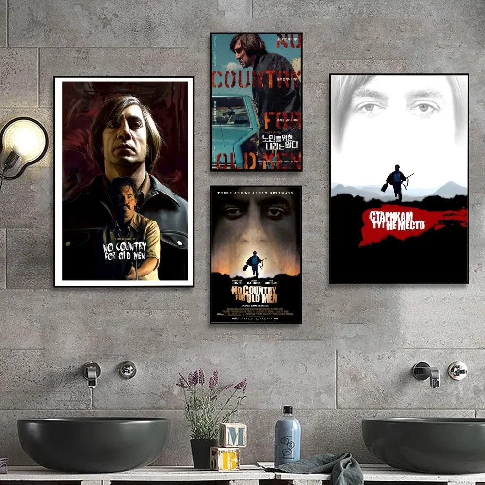Классический современный постер фильма Нет Страна для стариков фильм тема