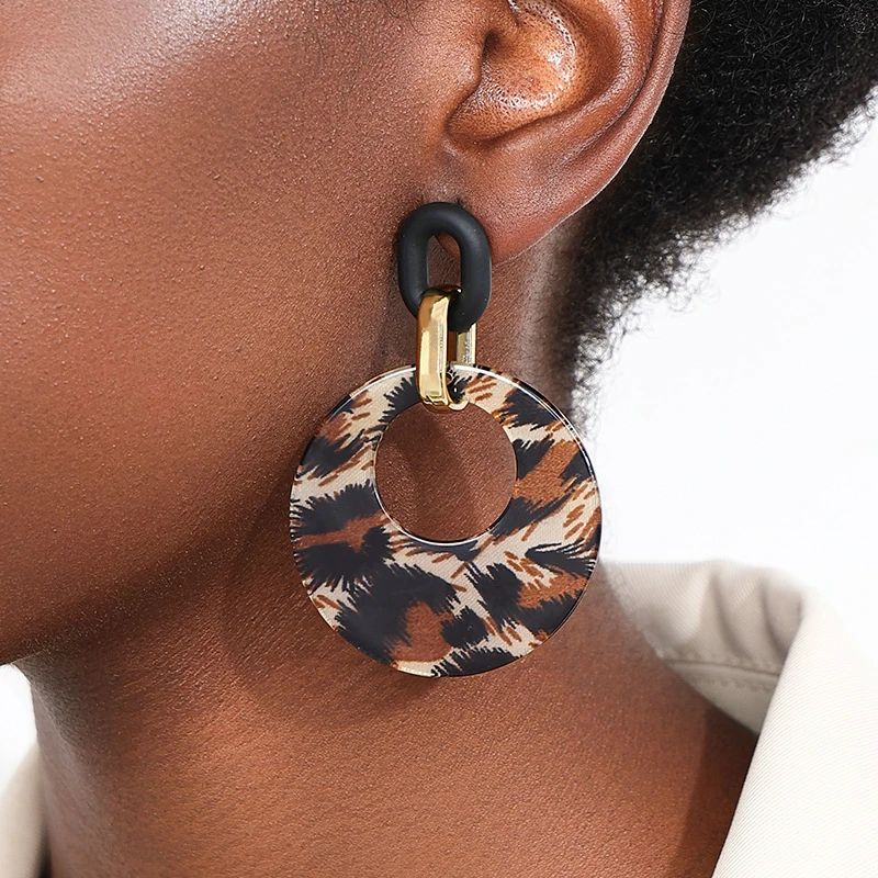 Женские акриловые серьги BE474