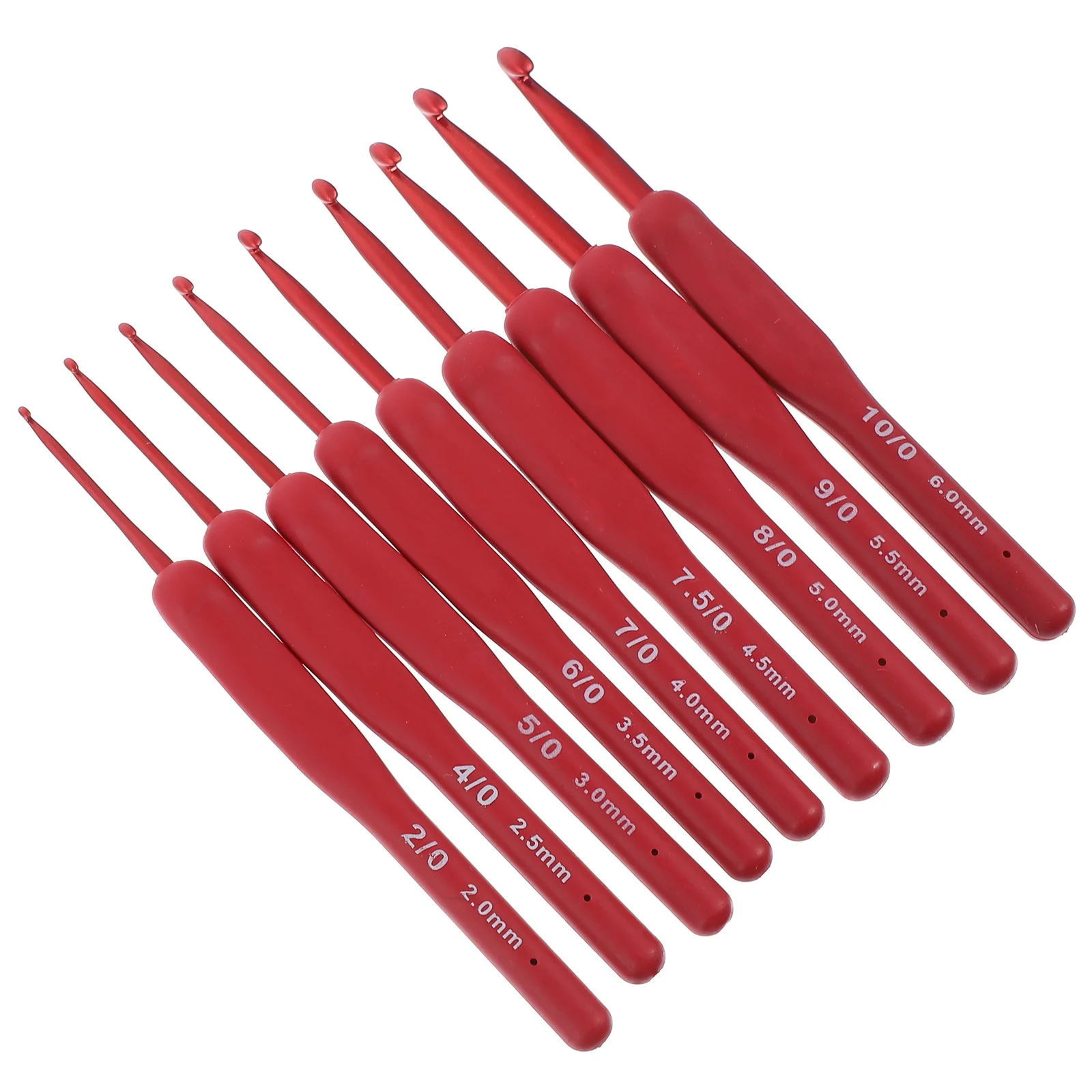 

9pcs Crochet Hooks Set Useful Weaving Tools Aluminum Crochet Hook Sweater Needle Kit Knitting Needles