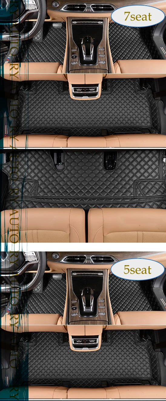 

Автомобильные коврики для Landian DFSK E5 Evolute i-SPACE 2022 2023 2024 2025 2026 5 мест, 7 мест, кожаные чехлы для ног с левым рулем, автоаксессуары