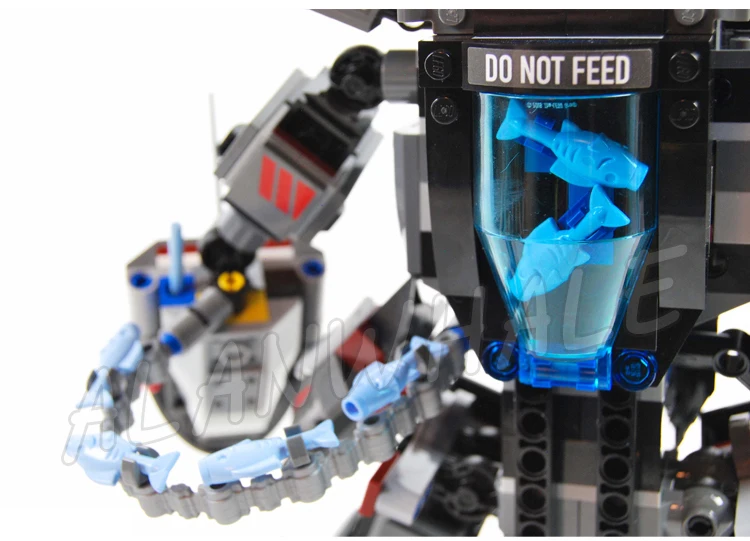 775 шт. Shinobi Garma Mecha Man Posable Arms Legs Garmadon Shark Blaster 10719 Строительные блоки игрушки