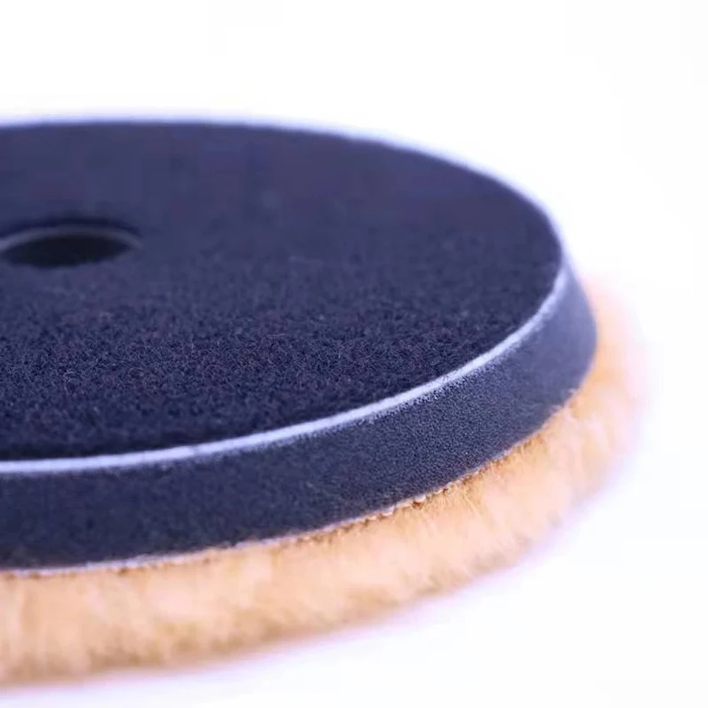 

5 Inch Wool Polishing Pad Woollen Car Buffing Pad Polishing Disc Car Polish Buffing Pads Car Polisher Buffing Waxing Hand Tool