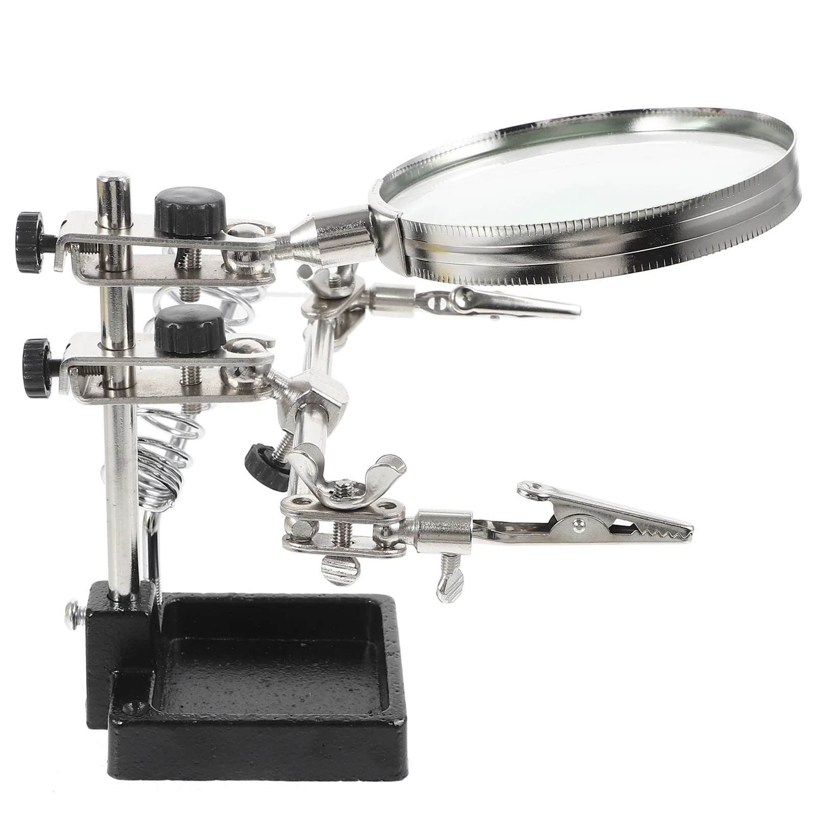 

Magnifier Station Solder Holder for Soldering Iron Stand Accessories Magnifying Glass