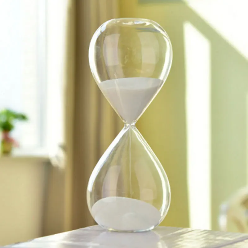 

1PC 5min Simple and Modern Glass Hourglass Timer Nordic Home Study Soft Decoration Decora Creative Birthday Gift Sand Watch