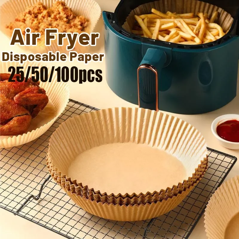 

2023New Paper for Air Fryer Baking Oil-proof and Oil-absorbing Paper for Household Barbecue Plate Food Oven Kitchen Pan Pad
