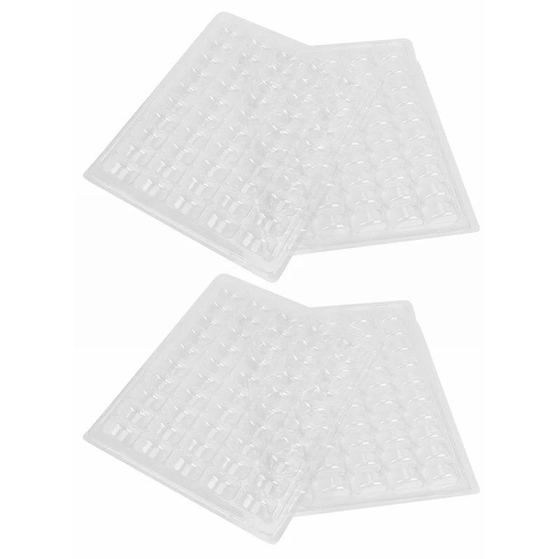 

Clear PET Closeable French Macaron Storage Trays - Holds 50 Macarons Per Set - Pack of 4Sets