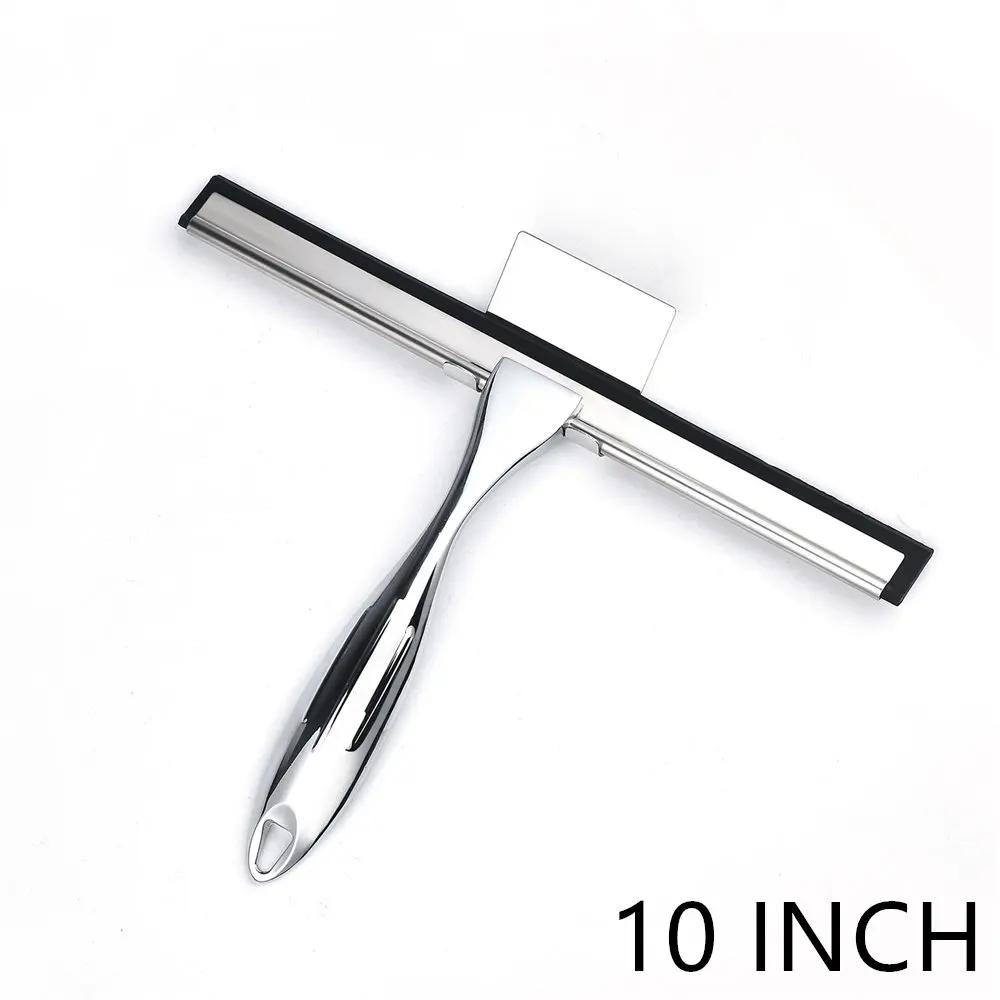 

Силиконовый скребок для душа из нержавеющей стали 10/12/14 дюймов