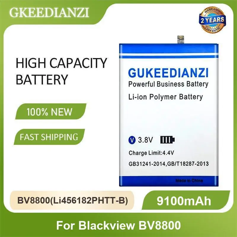 Фото Аккумулятор для Blackview BL5000 6.36 BL8800 BV9800 Pro BV8800/BL8800 BV5500 Plus/Pro BV6000 BV6000S BV8800 BV6800 IP68, водонепроницаемый №4