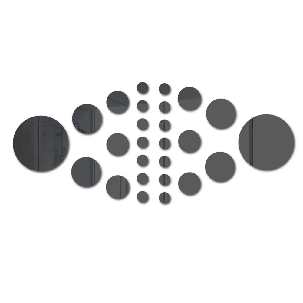 Зеркальные наклейки на стену 15 см * 2 шт. 26X легко снимаемая фреска домашняя