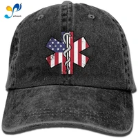 cowboy hat cap for men women american flag ems emt