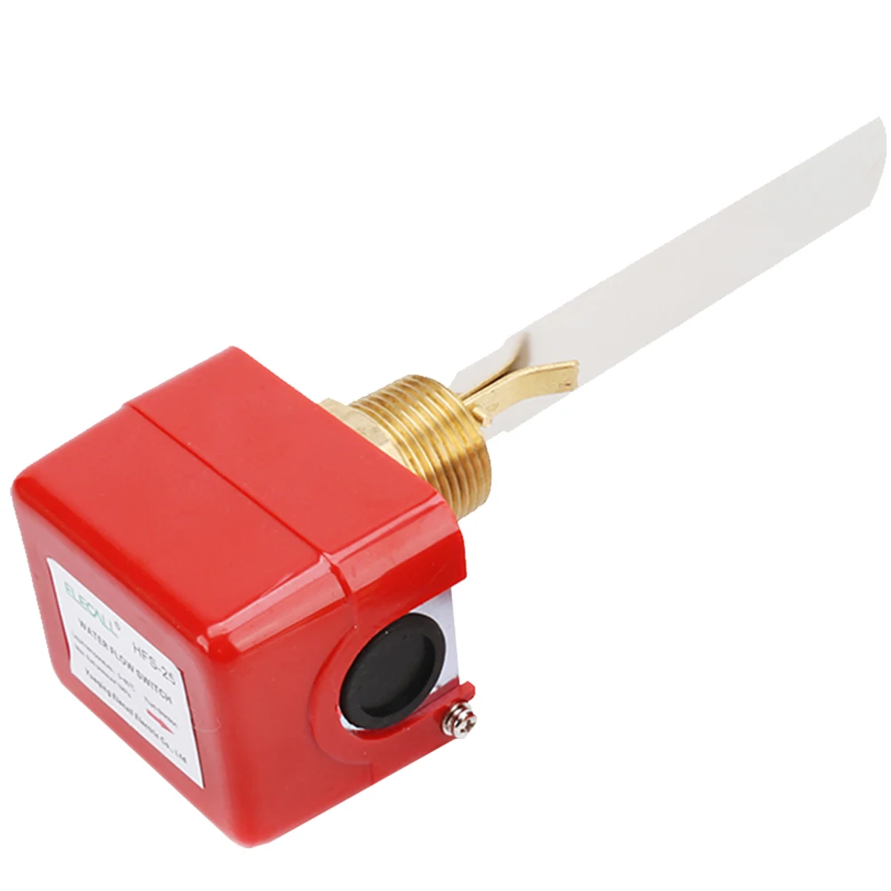 

HFS-25 Stable Flow Sensor 220V Red Copper Plumbing Full Automatic Multipurpose Universal Measurement Liquid Water Control Switch