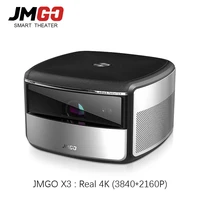 new jmgo x3 native 4k projector for home cinema led with 1500 ansi lumens android 2gb16gb hdr10 wifi proyector smart