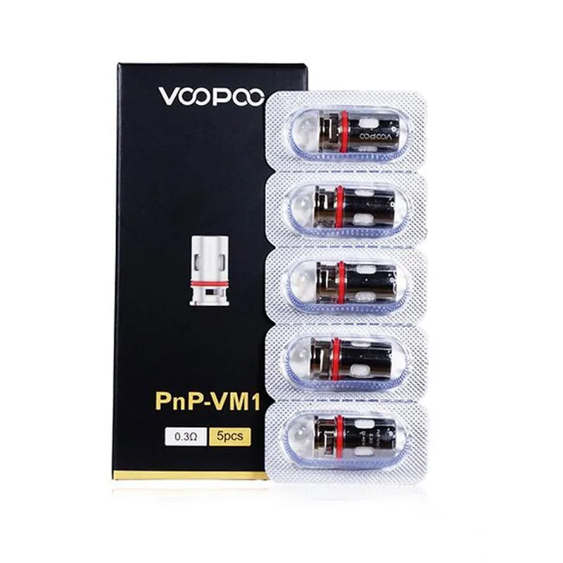 Оптом 5 шт. PNP катушка VM1 TR1 C1 VM3 VM4 VM5 VM6 0.3ohm 0.6ohm сетчатые катушки для VOOPOO VINCI X R Argus Vsuit