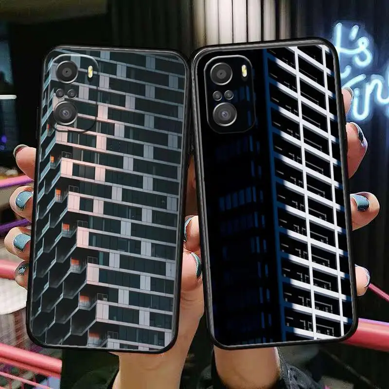 

Phone Case For xiaomi redmi 11 Lite pro Ultra 10 9 8 MIX 4 FOLD 10T Black Cover Silicone Back Prett