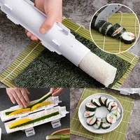 quick sushi maker set machine rice ball mold bazooka rolling vegetable meat rolling mold japanese diy tools kitchen gadgets