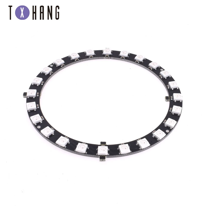 WS2812B 5050 RGB светодиодный Ring 24Bit RGB светодиодный + интегрированные драйверы diy electronics