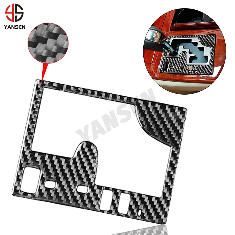 

Carbon Fiber Car Gear Shift Panel Cover Trim Sticker For Lexus GS 2006-2011 Interior Accessories