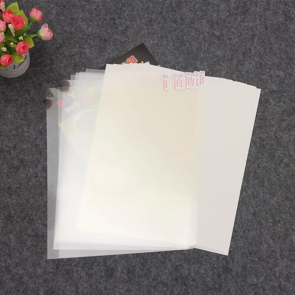 

10pcs/set Tattoo Transfer Papers A4 Size Tattoo Thermal Copier Stencil Papers Diy Printing Paper For Tattoo Printer Accesso H6k9