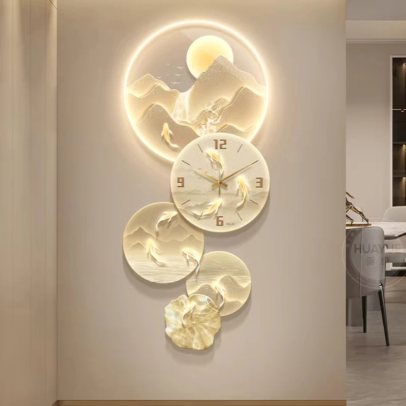 Светодиодные цифровые настенные часы роскошный минималистичный механизм в