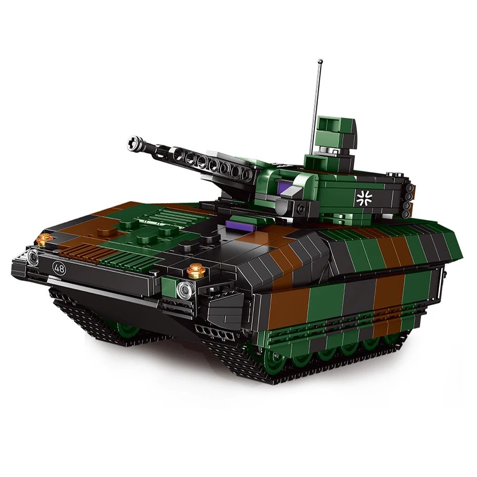 

NEW Xingbao 06042 Military WW2 Series 1238pcs Assembly Infantry Fighting Vehicle Building Blocks Bricks Toys For Boys Juguetes