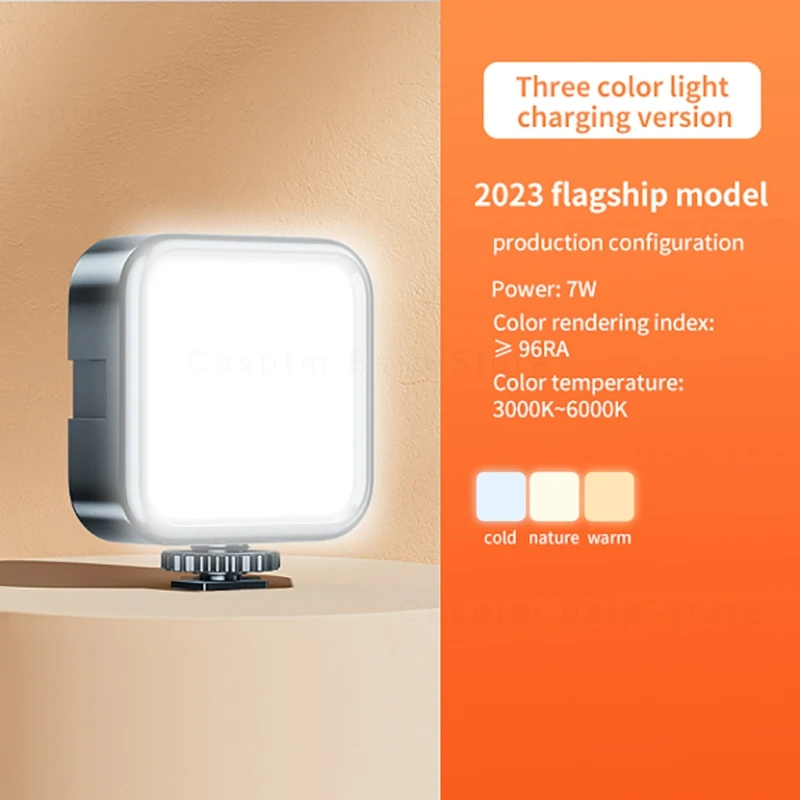 Светодиодное кольцо портативный мини-светильник для селфи перезаряжаемый 3