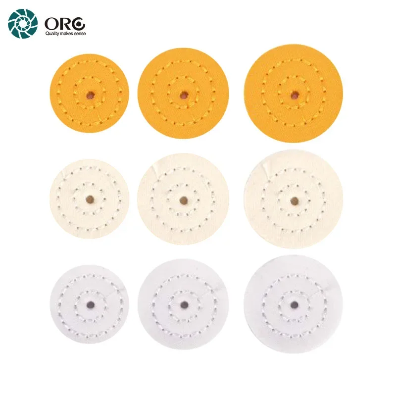 ORO Мини сшитые баффы из хлопка 12 шт. 19/22/25 мм