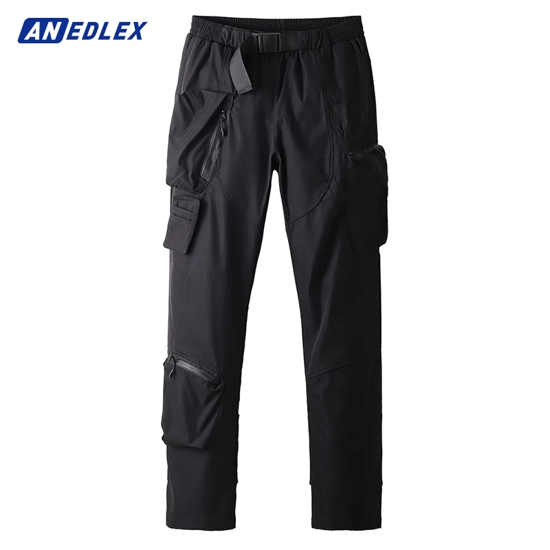 

High Street Pants American Street Casual Multiple Pockets Cargo Pants Men Harajuku Loose Straight Pants Street Fashion Trousers