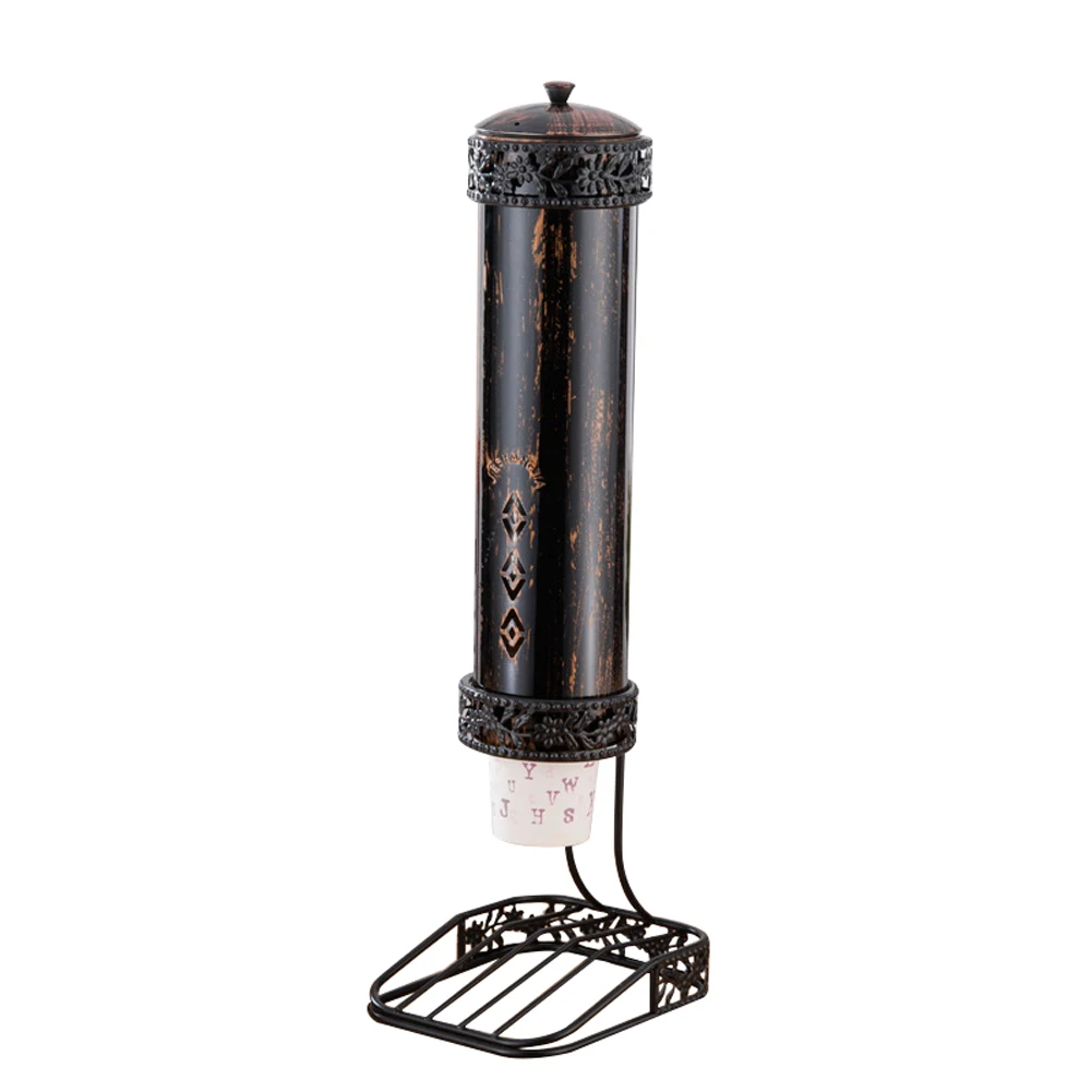 

Home Holder Multipurpose Stainless Steel Easy Install Punch Free Storage Dustproof Office Cup Dispenser Hotel Automatic