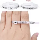Стандартное кольцо линейка ВеликобританияСША официальный Британский Американский палец измерительный прибор кольцо Размер Мужчины Wo мужские s размеры ювелирные изделия измерительный инструмент