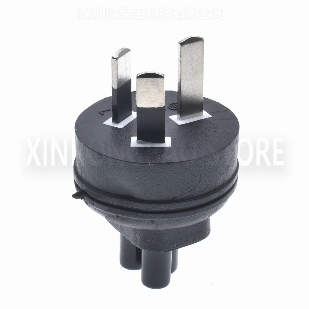 Australia To C5 Plug Adapter 10A 250V Type I AUS 3 Pins To IEC Conversion Plug For PDU UPS Cabinet Computer Laptop Power Supply* images - 6