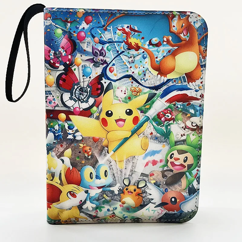 200-400 шт. защитная папка для карт с изображением Пикачу | Игрушки и хобби