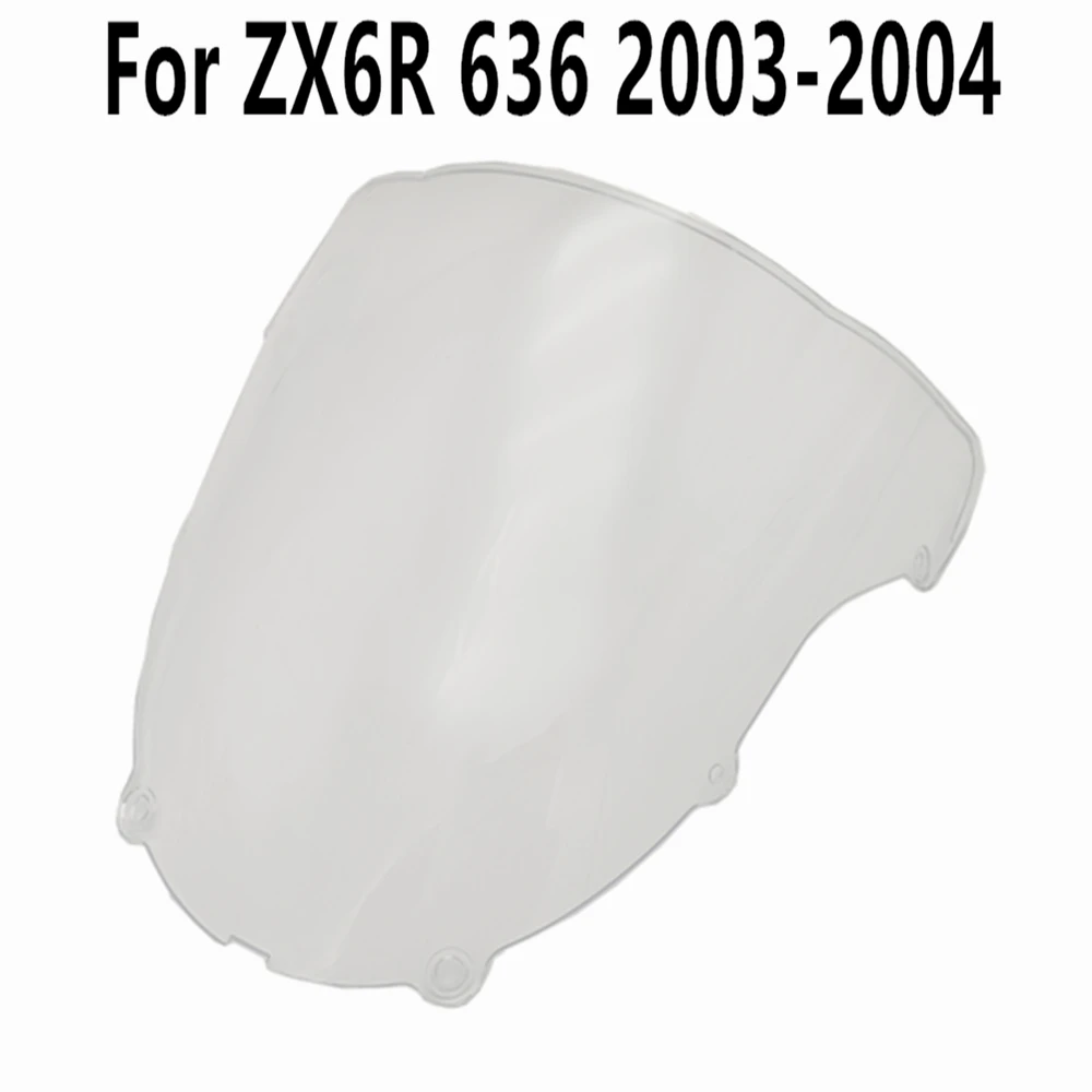 

Windscreen Spoiler Windshield Black transparent For ZX6R ZX 6R 636 2003-2004 High Quality Wind Deflectore