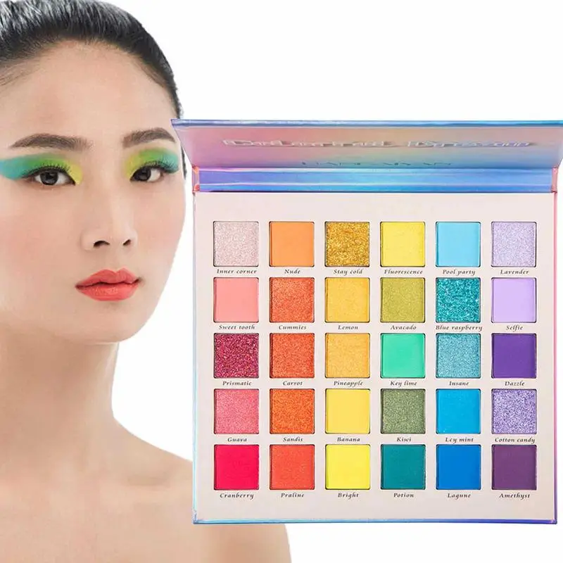 

30-Colors Pastel Eyeshadow Palette Long Lasting Rainbow Eyeshadow Pallete Colorful Eye Shadow Highly Pigmented